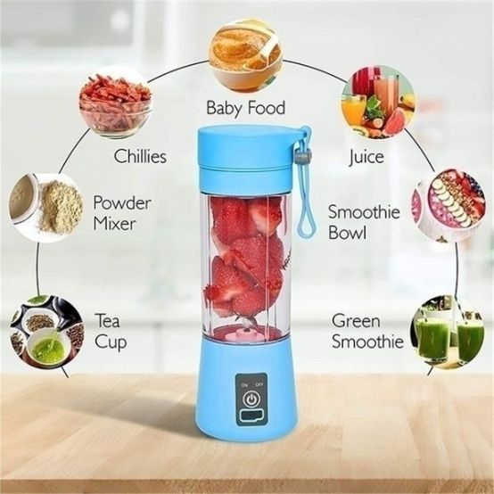 YE-02 Blender 380ml Portable USB Rechargeable Juicer Mini Juice Extractor Household Juice