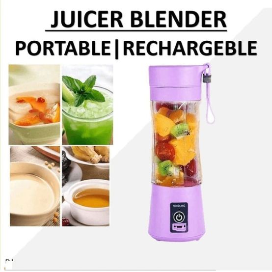 YE-02 Blender 380ml Portable USB Rechargeable Juicer Mini Juice Extractor Household Juice