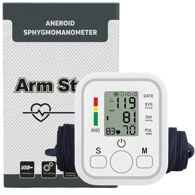 Automatic BP Machine with Large LCD Display, Memory Storage & Voice Function
